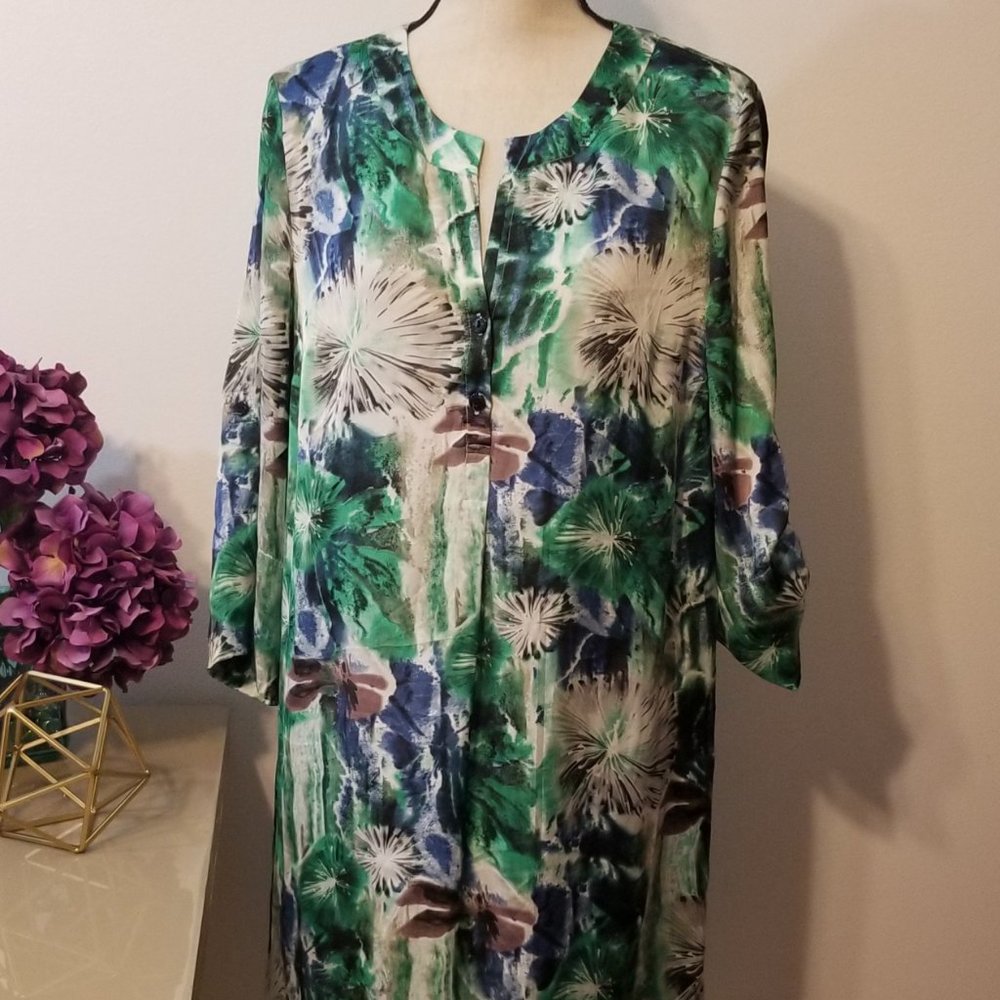 Kasper Separates Green Dress